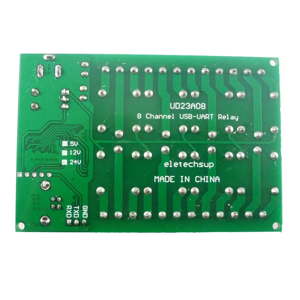 8-Channel USB/TTL/RS232 Serial Relay Controller PLC UD23A08
