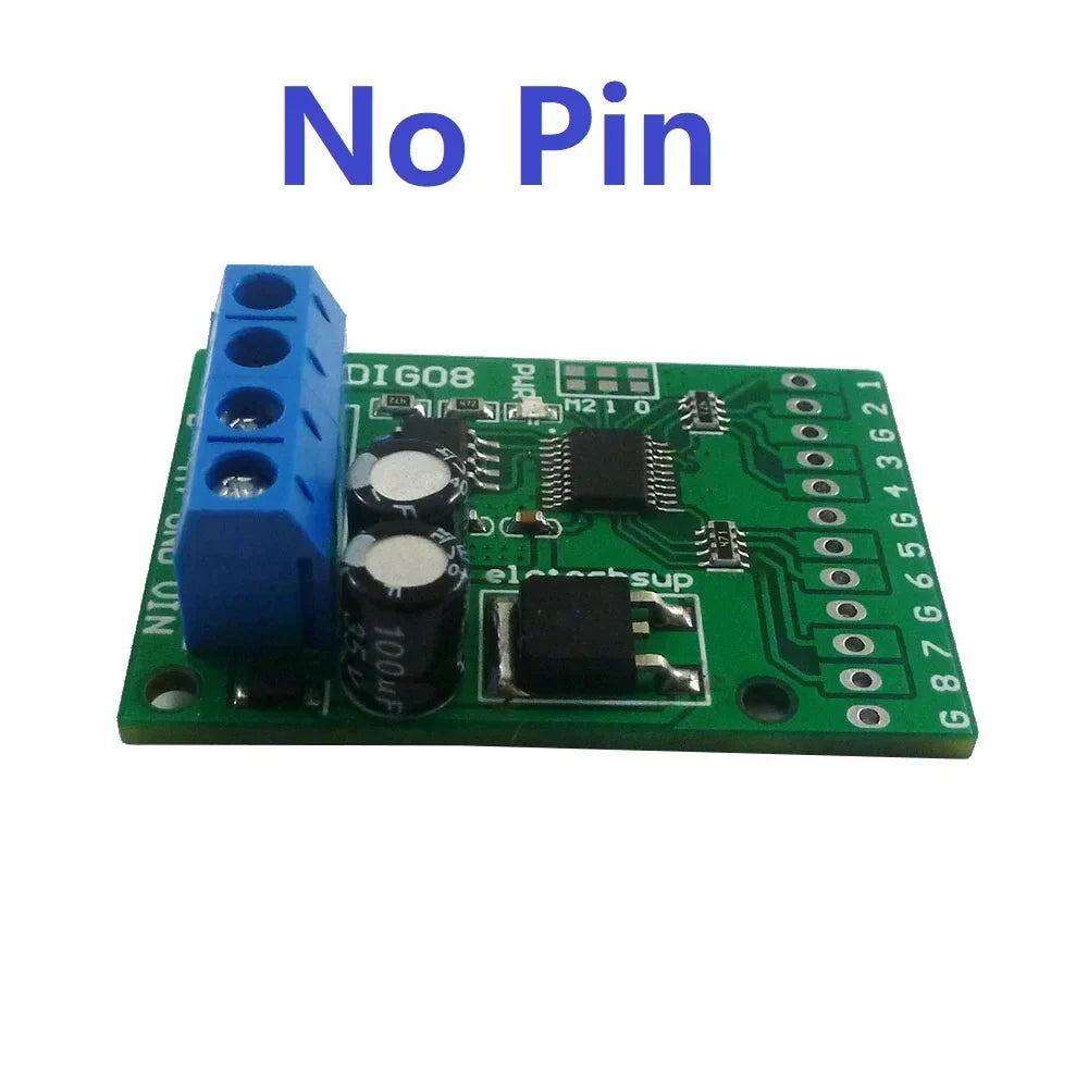 N4DIG08 8CH UART RS485 Modbus RTU Controller PLC Module