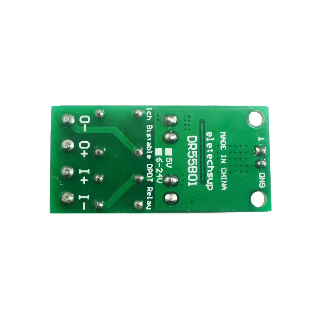 Flip-Flop Latch Relay Module DC 5-24V 2A Motor Reversible DR55B01