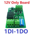 12V DC 1/2/4/8/12 Channel DI-DO Modbus RTU RS485 Relay Module 10IOA01 10IOA02 10IOA04 10IOA08 10IOA12