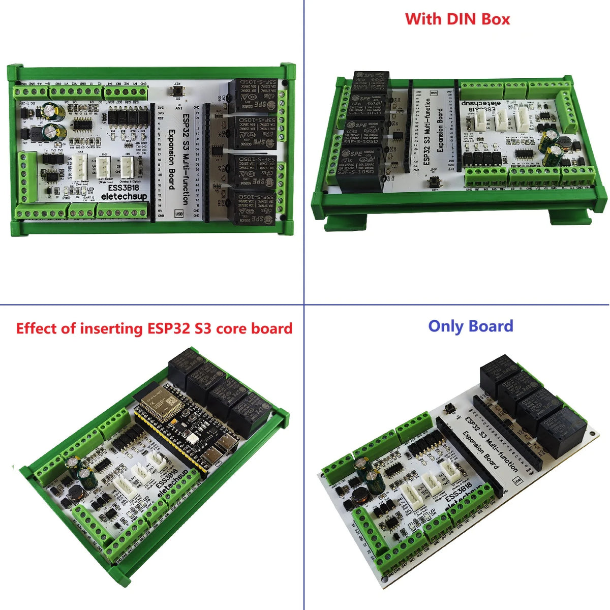ESP32 S3 Expansion Board for Current Voltage Relay ESS3B18