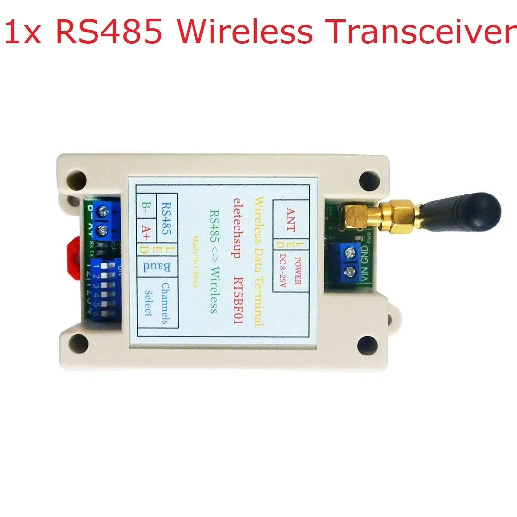 433MHz Wireless RS485 Relay Board RF Transceiver DC 12-24V RT5BF01 N4RFA04