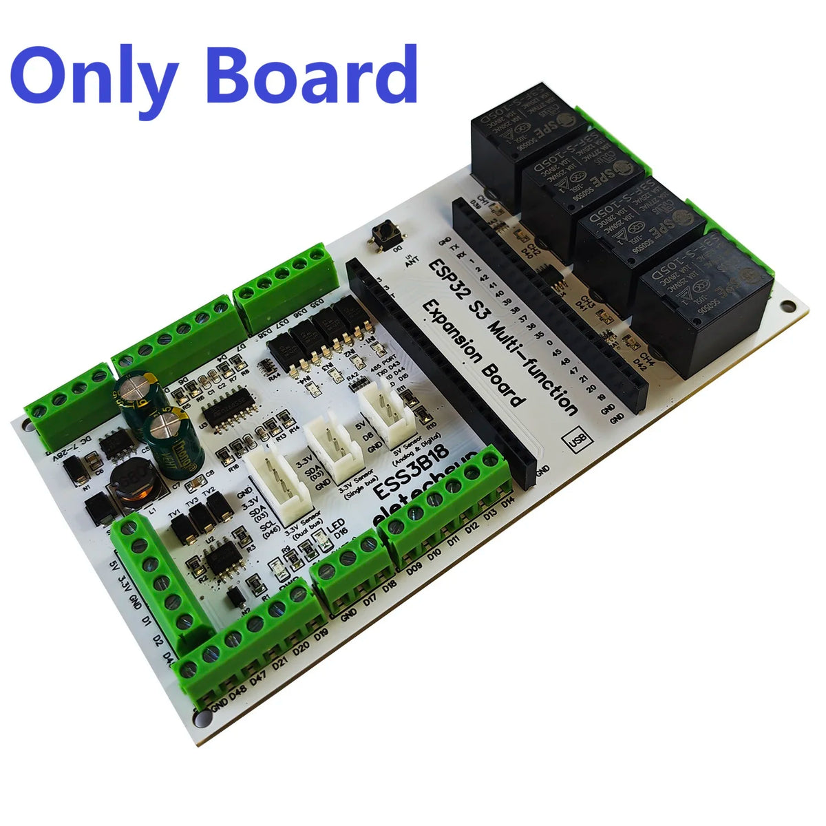 ESP32 S3 Expansion Board for Current Voltage Relay ESS3B18