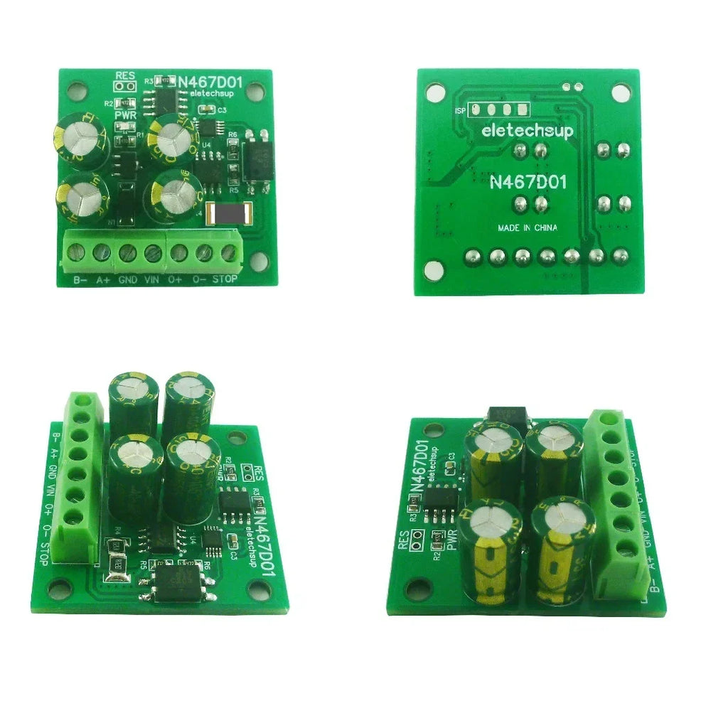 N467D01 RS485 Modbus RTU DC Motor Driver 8-30V Forward Reverse