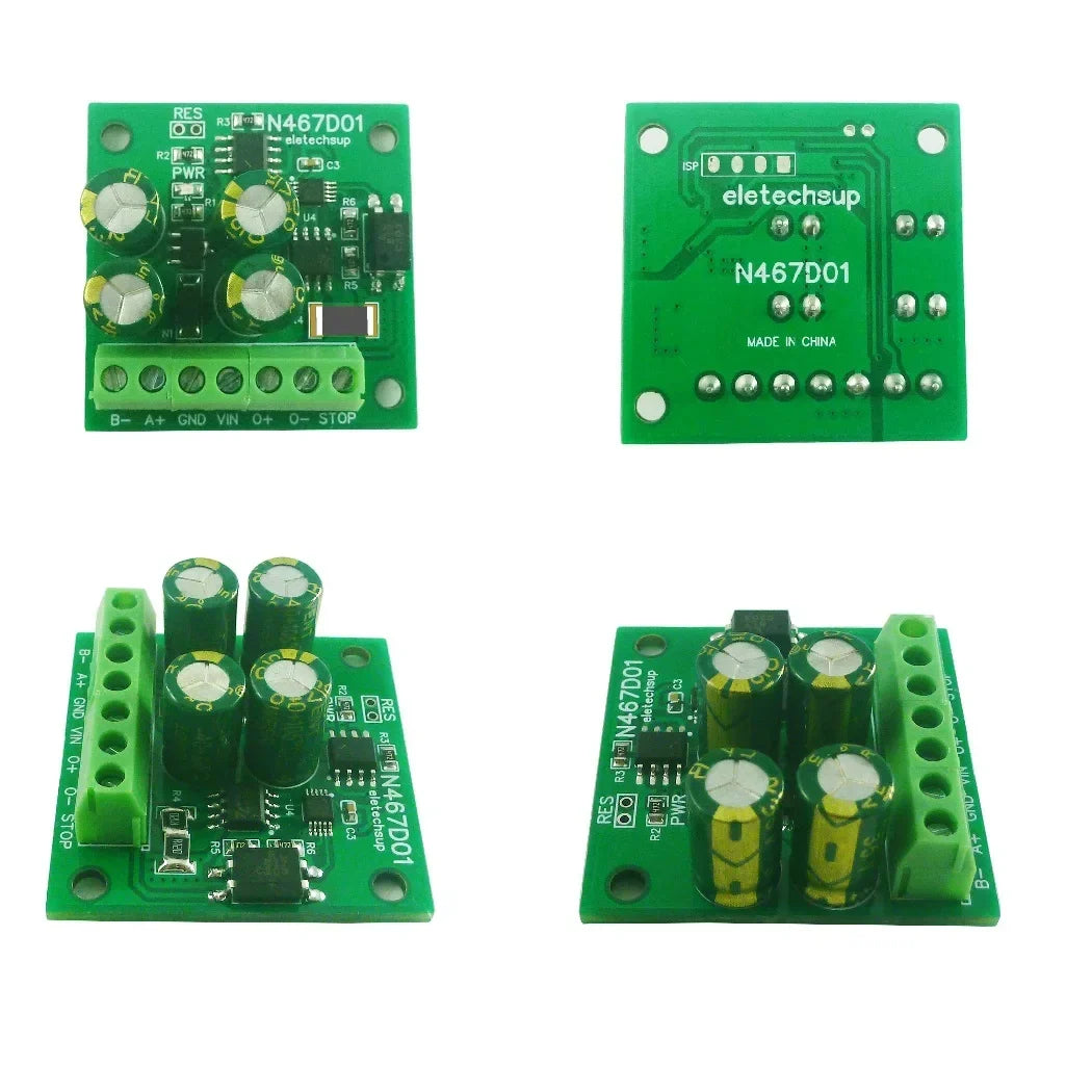N467D01 RS485 Modbus RTU DC Motor Driver 8-30V Forward Reverse