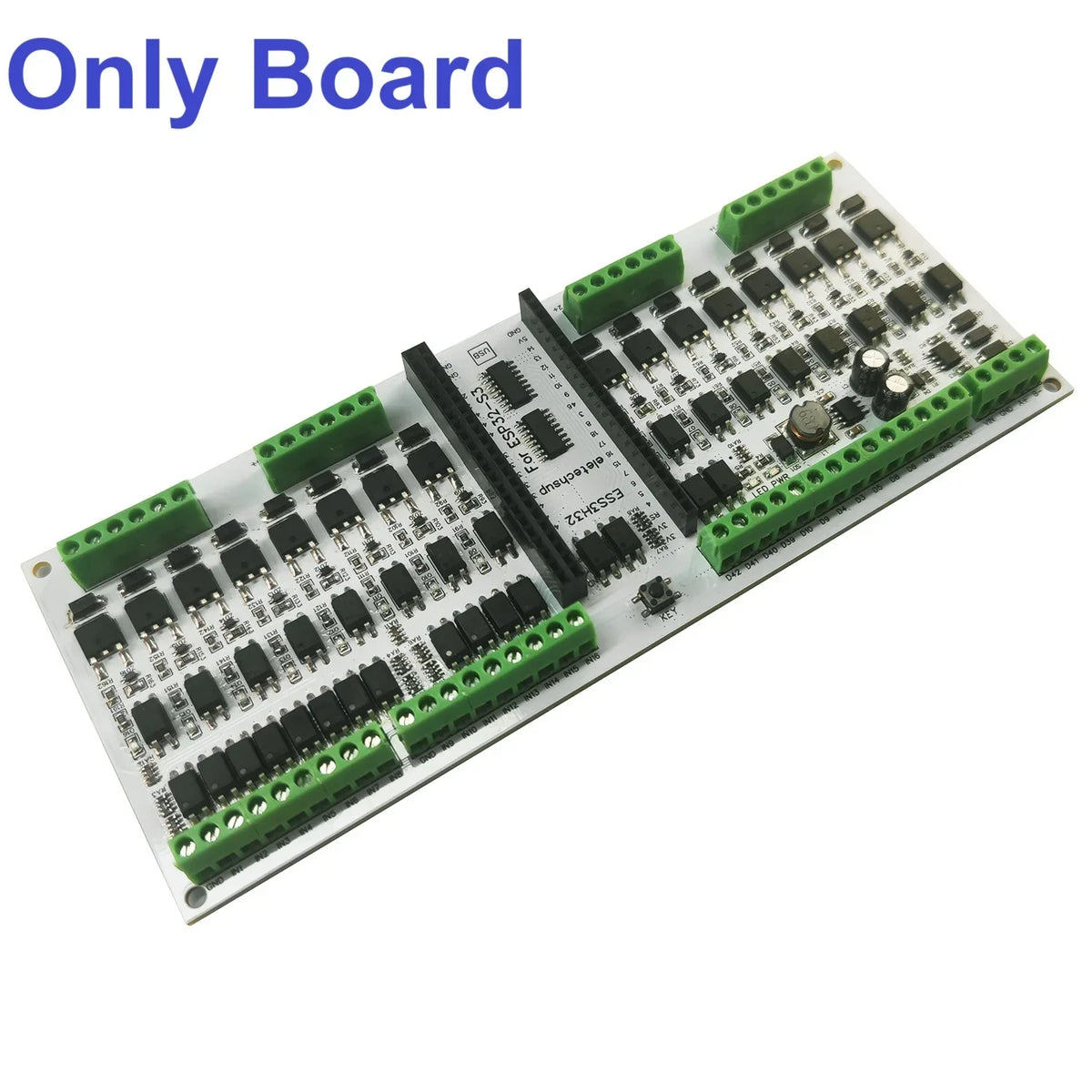 ESP32-S3 16CH NPN 16CH MOS RS485 PWM PLC I/O Board ESS3H32