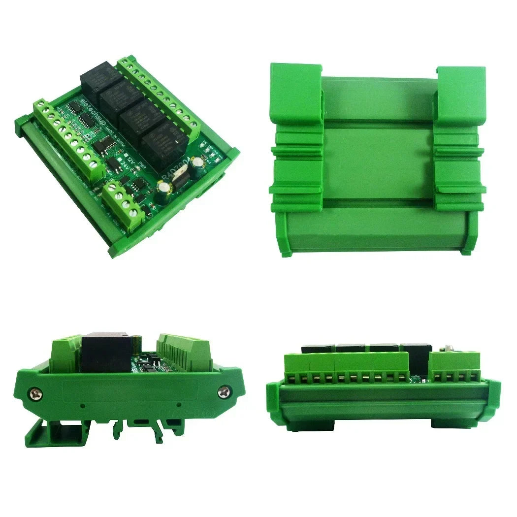 20DO 2DI 2AI RS485 Modbus RTU Relay PLC IO Expansion R4D7G04