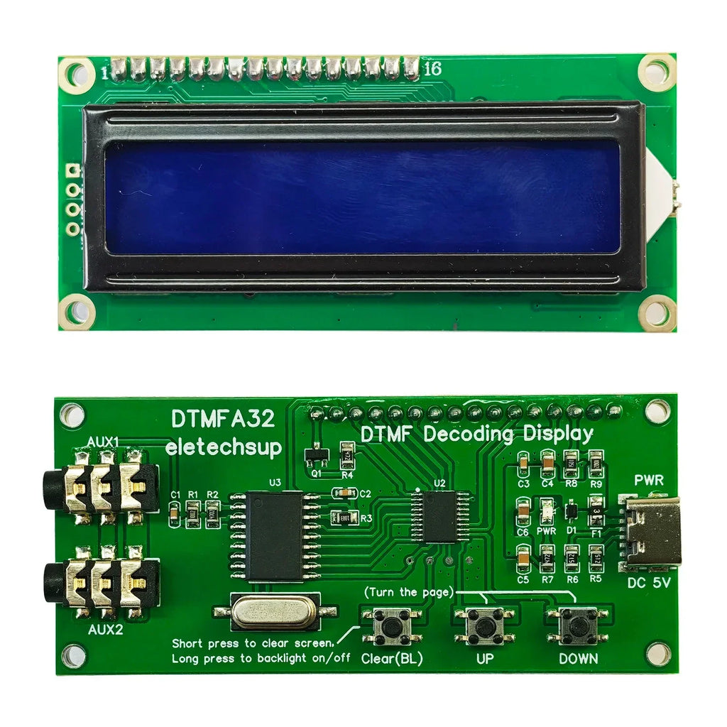 DTMF Decoder Board 120 Codes 3.5mm AUX DC 5V Intercom DTMFA32