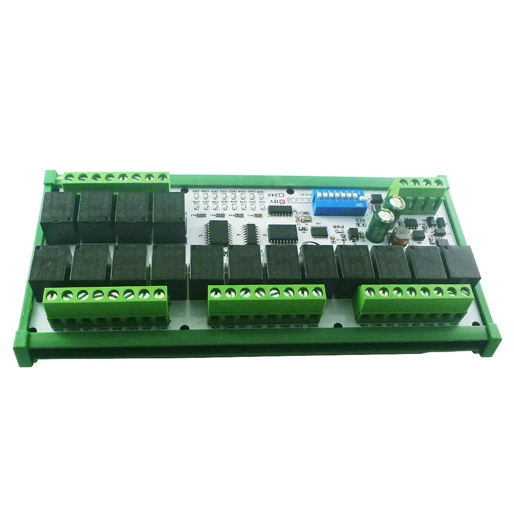 R4D3B16 16CH RS485 Modbus RTU Relay Module DC12V/24V for PLC