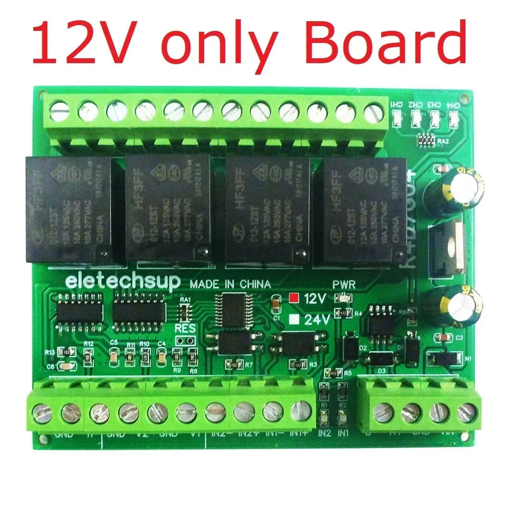 20DO 2DI 2AI RS485 Modbus RTU Relay PLC IO Expansion R4D7G04