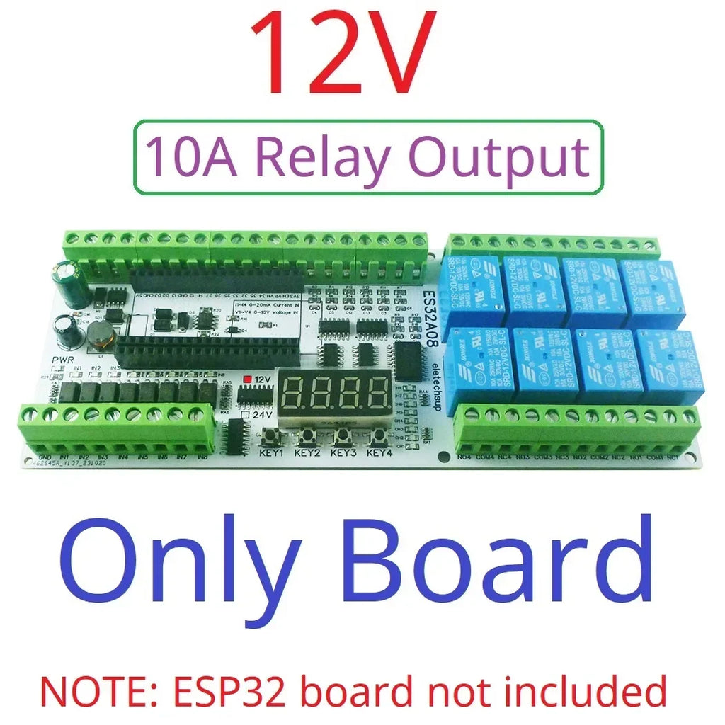 ESP32 38PIN IO Expansion Board 4x 0-10V 4x 4-20mA ES32A08 ES33B08