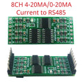 8-24CH Modbus RTU Analog Input Module 4-20mA 0-10V PLC N4CID08 N4CIE16 N4CIF24