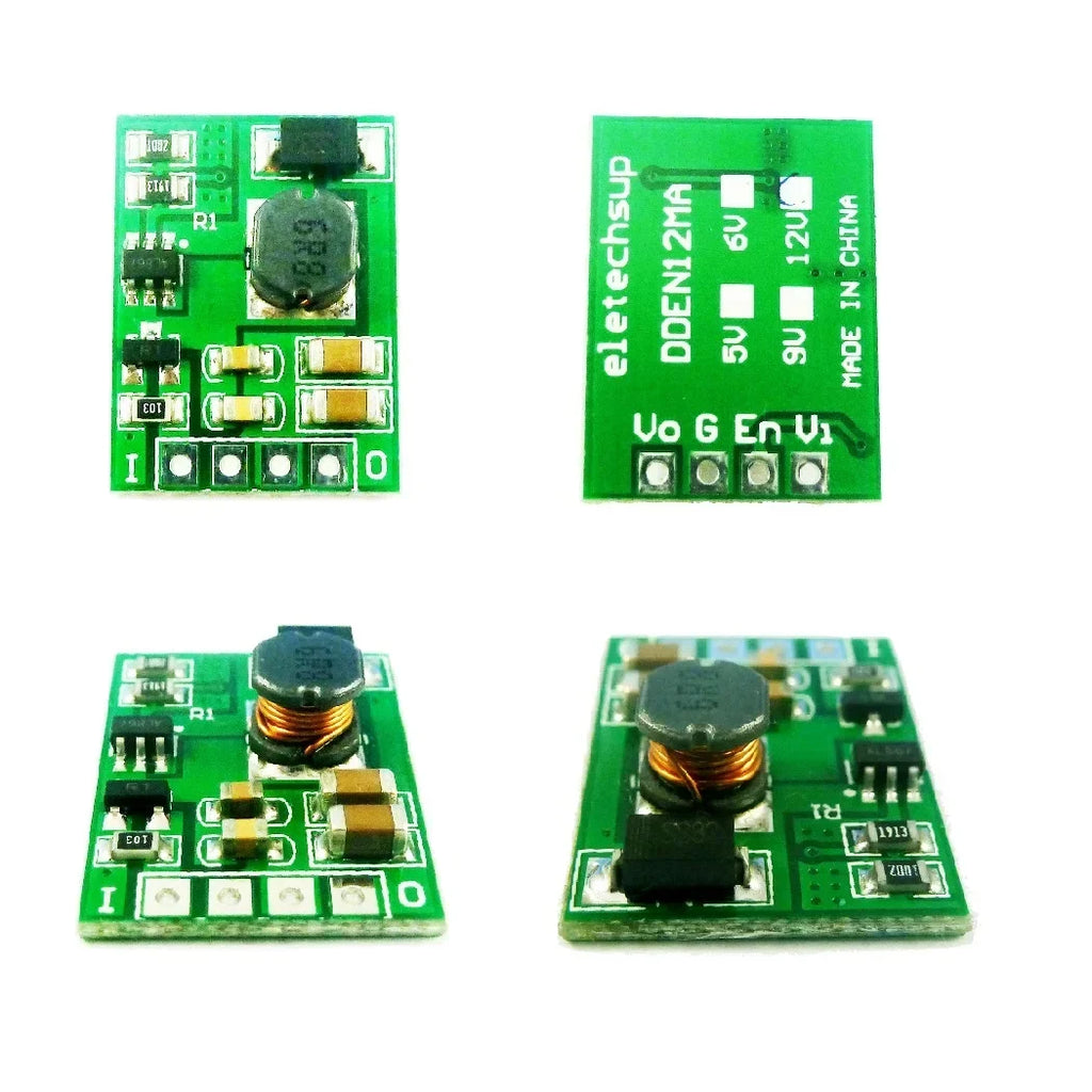 DDEN12MB_3400 3.7-4.2V to 5/6/9/12V DC Boost Converter Board